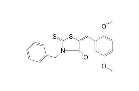 (5E)-3-benzyl-5-(2,5-dimethoxybenzylidene)-2-thioxo-1,3-thiazolidin-4-one