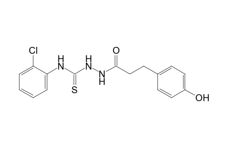 4-(o-chlorophenyl)-1-(p-hydroxyhydrocinnamoyl)-3-thiosemicarbazide