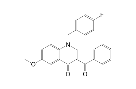 4(1H)-quinolinone, 3-benzoyl-1-[(4-fluorophenyl)methyl]-6-methoxy-