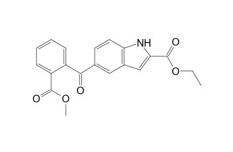 Ethyl 5-[o-(Methoxycarbonyl)benzoyl]-1H-indole-2-carboxylate