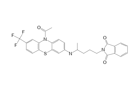 10-Acetyl-7-[1-methyl-4-phthalimidobutylamino]-2-trifluoromethylphenothiazine