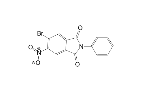 1H-isoindole-1,3(2H)-dione, 5-bromo-6-nitro-2-phenyl-