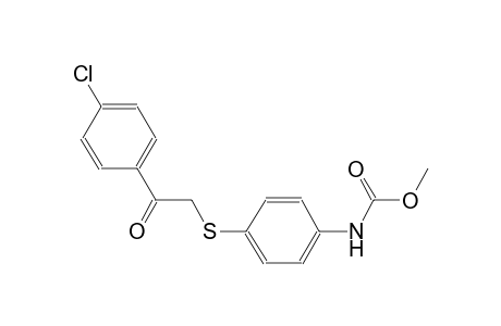 carbamic acid, [4-[[2-(4-chlorophenyl)-2-oxoethyl]thio]phenyl]-, methyl ester