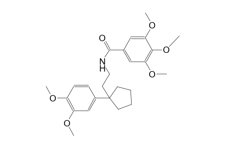 benzamide, N-[2-[1-(3,4-dimethoxyphenyl)cyclopentyl]ethyl]-3,4,5-trimethoxy-