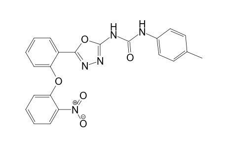 N-{5-[2'-(2"-Nitrophenoxy)phenyl]-1,3,4-oxadiazol-2-yl}-N'-(4"'-methylphenyl)urea