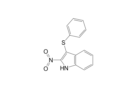 1H-Indole, 2-nitro-3-(phenylthio)-