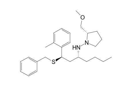 (R,R)-{[2'-(Benzylsulfanyl)-2'-(o-tolyl)ethyl]pentyl}-[2(S)-(methoxymethyl)pyrrolidin-1-yl]amine