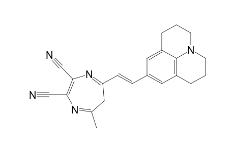 2,3-Dicyano-5-methyl-7-[2-(2,3,6,7-tetrahydro-1H,5H-benzo[ij]quinolizin-9-yl)ethenyl]-6H-1,4-diazepine