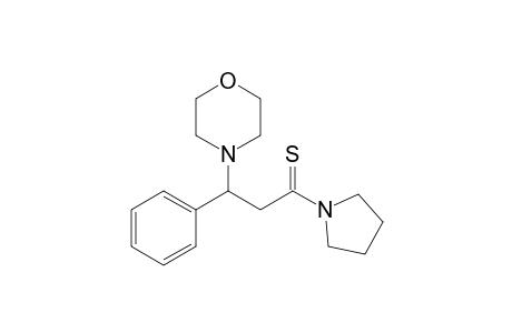 3-Morpholin-4-yl-3-phenyl-1-pyrrolidin-1-ylpropane-1-thione