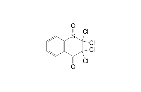 4H-1-Benzothiopyran-4-one, 2,2,3,3-tetrachloro-2,3-dihydro-, 1-oxide