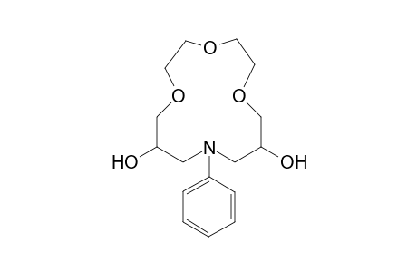 11-(Phenyl-9,13-dihydroxy-1,4,7-trioxa-11-azacyclotetradecane