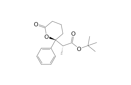 (R*)-tert-Butyl 2-((S*)-6-oxo-2-phenyltetrahydro-2H-pyran-2-yl)propanoate