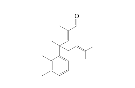(E)-4-(2,3-Dimethylphenyl)-2,4,7-trimethyloct-2,6-dienal