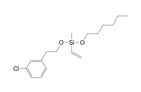 Silane, methylvinyl(2-(3-chlorophenyl)ethoxy)hexyloxy-