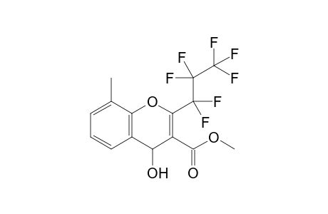 Methyl 4-hydroxy-8-methyl-2-(heptafluoropropyl)-4H-chromene-3-carboxylate