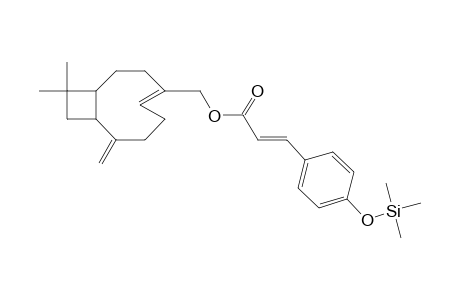 Caryophyllene <14-hydroxy-.beta.-> p-coumarate, mono-TMS