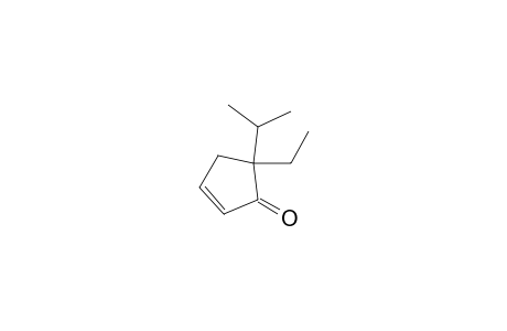 2-Cyclopenten-1-one, 5-ethyl-5-(1-methylethyl)-