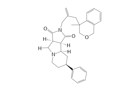 2-[2-(4-Methylisochroman-4-ylmethyl)allyl]-8-phenyl-2,3,3a.alpha.,4.beta.,6,7,8,9,9a.alpha.,9b.alpha.-decahydro-1H-pyrrolo[3,4-a]pyrrolizine-1,3-dione