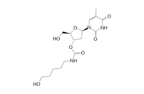 3-[N-(Hydroxypentyl)carbamoyl]1-(2-deoxy-.beta.,D-ribofuranosyl)uracil