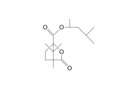 1,3-Dimethyl-butyl (-).omega.-camphanate