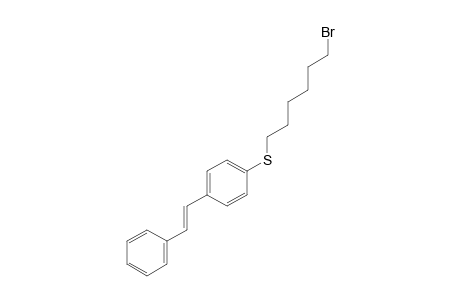 1-(6-bromohexylsulfanyl)-4-[(E)-styryl]benzene