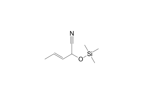 2-((Trimethylsilyl)oxy)-3-pentenenitrile