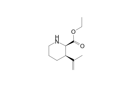 (2R,3R)-3-(1-methylethenyl)-2-piperidinecarboxylic acid ethyl ester