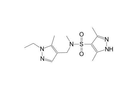 1H-pyrazole-4-sulfonamide, N-[(1-ethyl-5-methyl-1H-pyrazol-4-yl)methyl]-N,3,5-trimethyl-