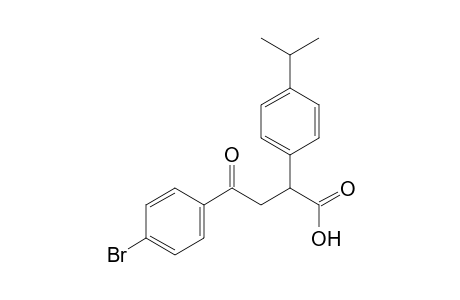 4-(4-bromophenyl)-2-(4-isopropylphenyl)-4-oxobutanoic acid