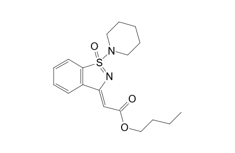 (Z)-Butyl 2-[1-oxido-1-(piperidin-1-yl)-3H-1.lambda.4-benzo[d]isothiazol-3-ylidene]acetate