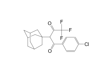 2-Adamantan-1-yl-1-(4-chloro-phenyl)-4,4,4-trifluoro-butane-1,3-dione