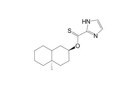 [((10'-Methyl-trans-2'.beta.-decalinyl)oxy)thiocarbonyl]imidazole
