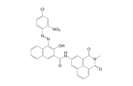 4-[(4-CHLORO-2-NITROPHENYL)AZO]-N-(2,3-DIHYDRO-1,3-DIOXO-2-METHYL-1H-BENZ[de]ISOQUINOLIN-5-YL)-3-HYDROXY-2-NAPHTHAMIDE