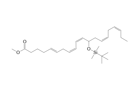 Methyl 12-(tert-butyldimethylsiloxy)eicosan-5(E),8(Z),10(Z),14(Z),17(Z)-pentaenoate