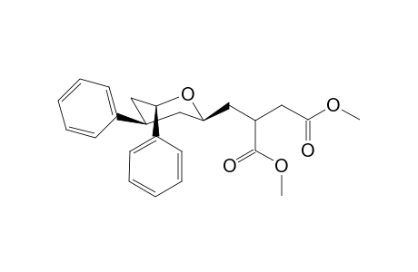 Dimethyl (2R,4R,6R)-2,4-diphenyltetrahydropyranyl-6-yl]-methyl succinate