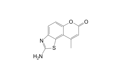 2-Amino-9-methyl-7H[6]thiazolo[5,4-d]benzopyran-7-one