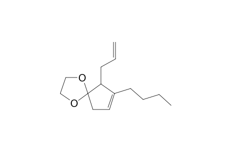 1,4-Dioxaspiro[4.4]non-7-ene, 7-butyl-6-(2-propenyl)-