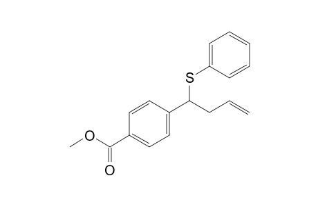Methyl 4-(1-(phenylthio)but-3-enyl)benzoate