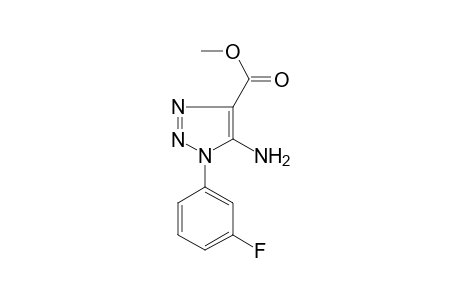 1H-1,2,3-Triazole-4-carboxylic acid, 5-amino-1-(3-fluorophenyl)-, methyl ester