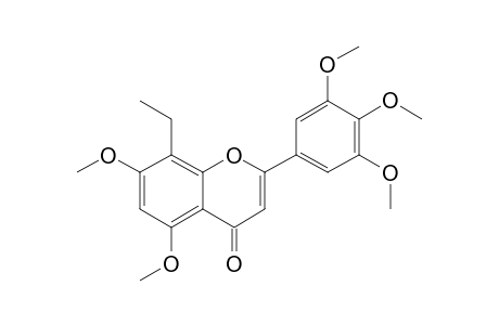 8-ETHYL-5,7-DIMETHOXY-2-(3',4',5'-TRIMETHOXYPHENYL)-4H-CHROMEN-4-ONE