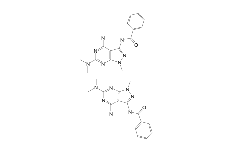 4-AMINO-3-BENZOYLAMINO-6-DIMETHYLAMINO-1-METHYLPYRAZOLO-[3,4-D]-PYRIMIDINE
