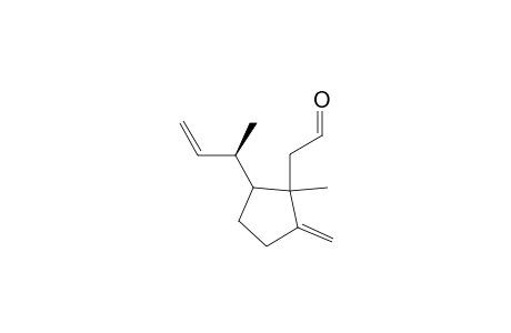 Cyclopentene, 1-[(ethenyloxy)methyl]-2-methyl-3-(1-methyl-2-propenyl)-, (R*,S*)-