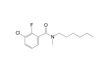 Benzamide, 3-chloro-2-fluoro-N-methyl-N-hexyl-