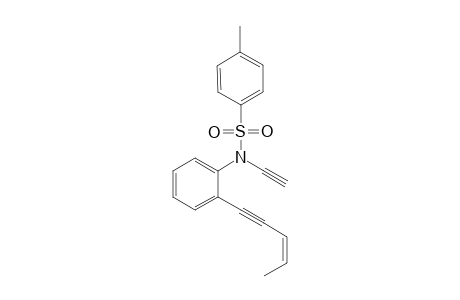N-Ethynyl-N-{2-[(Z)-pent-3-en-1-ynyl]phenyl}-tosylamide