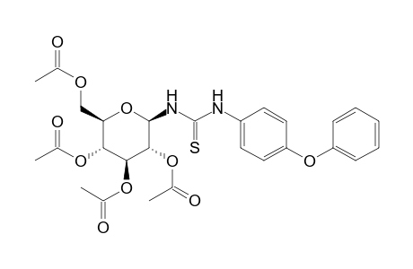 1-Deoxy-1-[3-(4-phenoxyphenyl)thioureido]-.beta.-d-glucopyranose 2,3,4,6-tetraacetate
