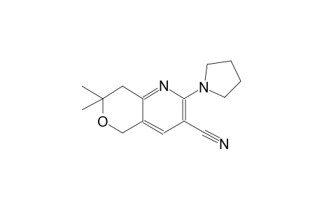 5H-pyrano[4,3-b]pyridine-3-carbonitrile, 7,8-dihydro-7,7-dimethyl-2-(1-pyrrolidinyl)-