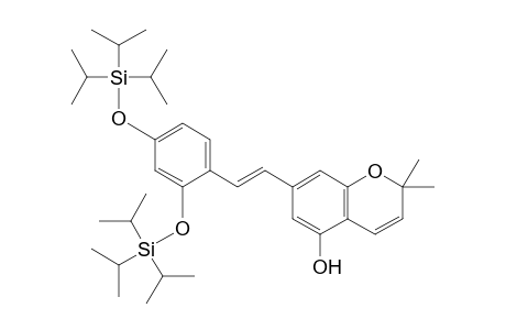 (E)-7-[2,4-Bis(triisopropylsiloxy)styryl]-2,2-dimethyl-2Hchromen-5-ol