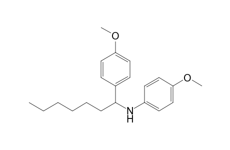 N-(4-Methoxyphenyl)-N-[1-(4-methoxyphenyl)heptyl]amine