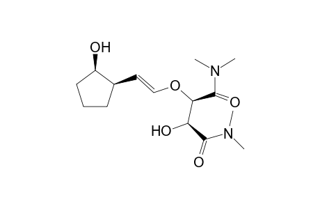 (2R,3S)-2-Hydroxy-3-[(E)-2-((1R,2R) -2-hydroxy-cyclopentyl)-vinyloxy]-N*1*,N*1*,N*4*,N*4*-tetramethyl-succinamide