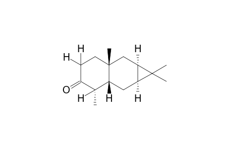 (-)-1a alpha, 2,2a beta, 5,6,6a beta, 7,7a alpha-octahydro-1,1,3 alpha, 6a-tetramethyl-1H-cyclopropa[b]naphthalen-4(3H)-one